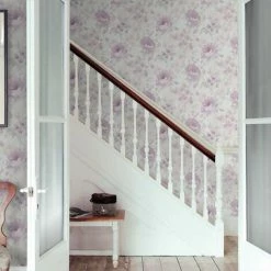 Floral Lilac Grey Wallpaper Water Colour Effect Paste The Wall Holden Decor 4 Floral Lilac Grey Wallpaper Water Colour Effect Paste The Wall Holden Decor -HOLDEN DECOR Shop 10657827 3