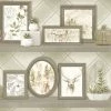 HOLDEN DECOR Stag Frames Wallpaper Animal Print Pheasant Floral Flowers Beige Grey Holden -HOLDEN DECOR Shop 11328145 1