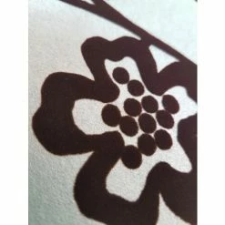 Kristen Flock Floral Wallpaper Duck Egg Brown Metallic Paste Wall Holden Decor -HOLDEN DECOR Shop 11481246 3