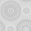 Glitter Medallion Abstract Aztec Motif Wallpaper White Silver Grey Holden Decor -HOLDEN DECOR Shop 12949149 1