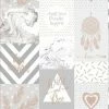 HOLDEN DECOR Marble Geometric Collage Wallpaper Grey Rose Gold Metallic Life Is Beautiful