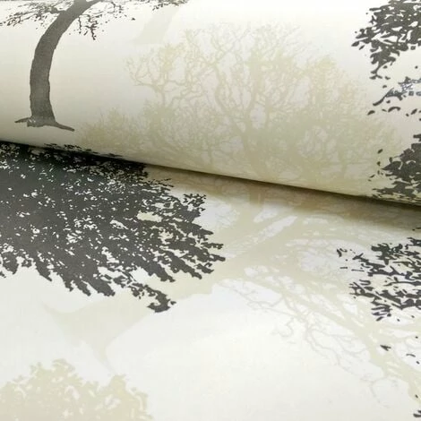 Woodland Forest Tree Nature Glitter Wallpaper Charcoal Beige Holden Decor Woodland Forest Tree Nature Glitter Wallpaper Charcoal Beige Holden Decor -HOLDEN DECOR Shop 13251737 3