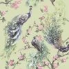 Menali Peacock Glitter Wallpaper Green Purple Birds Floral Vinyl Holden Decor -HOLDEN DECOR Shop 13455364 1