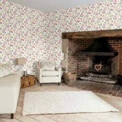 Koi Carp Water Lilies Floral Wallpaper White Pink Fish Paste Wall Holden Decor -HOLDEN DECOR Shop 14000560 4