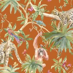 HOLDEN DECOR Holden Wallpaper Samroze Orange 90564 Full Roll