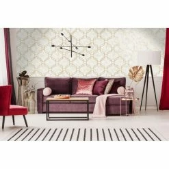 HOLDEN DECOR Holden Wallpaper Ventura Beige/Gold 90602 Full Roll -HOLDEN DECOR Shop 16167067 3