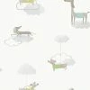Holden Decor Make Believe Walkies Grey Wallpaper 12551 - Kids Childrens Dogs K9