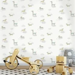 Holden Decor Make Believe Walkies Grey Wallpaper 12551 - Kids Childrens Dogs K9 -HOLDEN DECOR Shop 23695098 2