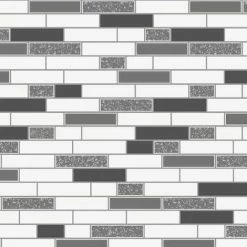 Holden Decor Wallpaper Tiling Oblong Granite Black 89191 Full Roll