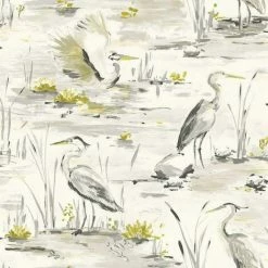 HOLDEN DECOR Holden Wallpaper Tancho Grey Lime 98630 Full Roll