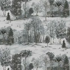 HOLDEN DECOR Roscoe Silver Grey Charcoal Holden Wallpaper Paste The Wall Tree Field