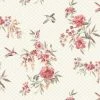 Mika Red Orange Grey Wallpaper Holden Decor Floral Birds Metallic Trellis -HOLDEN DECOR Shop 27754114 1