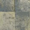 Patina Blue Wallpaper Holden Decor Paste The Wall Distressed Panel Metallic