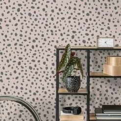 HOLDEN DECOR Dalmatian Dots Wallpaper Holden Animal Print Black Pink Trendy Contemporary 3 HOLDEN DECOR Dalmatian Dots Wallpaper Holden Animal Print Black Pink Trendy Contemporary -HOLDEN DECOR Shop 28296799 2
