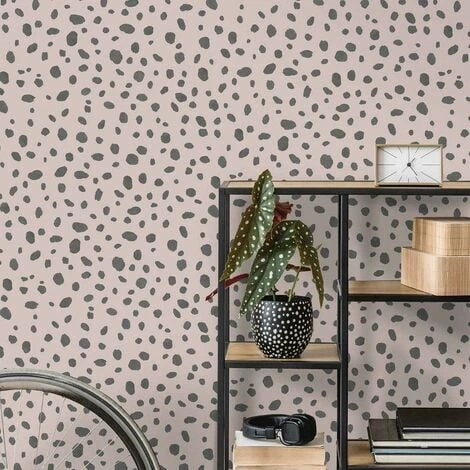 HOLDEN DECOR Dalmatian Dots Wallpaper Holden Animal Print Black Pink Trendy Contemporary HOLDEN DECOR Dalmatian Dots Wallpaper Holden Animal Print Black Pink Trendy Contemporary -HOLDEN DECOR Shop 28296799 2
