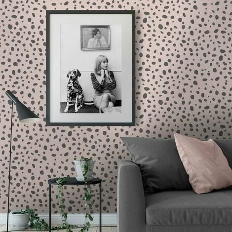 HOLDEN DECOR Dalmatian Dots Wallpaper Holden Animal Print Black Pink Trendy Contemporary HOLDEN DECOR Dalmatian Dots Wallpaper Holden Animal Print Black Pink Trendy Contemporary -HOLDEN DECOR Shop 28296799 3