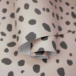 HOLDEN DECOR Dalmatian Dots Wallpaper Holden Animal Print Black Pink Trendy Contemporary 5 HOLDEN DECOR Dalmatian Dots Wallpaper Holden Animal Print Black Pink Trendy Contemporary -HOLDEN DECOR Shop 28296799 4