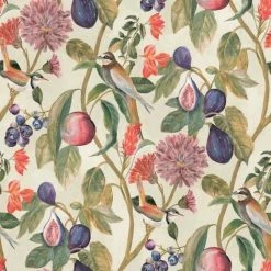 HOLDEN DECOR Aruba Cream Wallpaper Holden Topical Jungle Paste The Wall Birds Green Purple