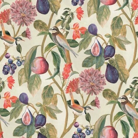 HOLDEN DECOR Aruba Cream Wallpaper Holden Topical Jungle Paste The Wall Birds Green Purple HOLDEN DECOR Aruba Cream Wallpaper Holden Topical Jungle Paste The Wall Birds Green Purple -HOLDEN DECOR Shop 28720163 1
