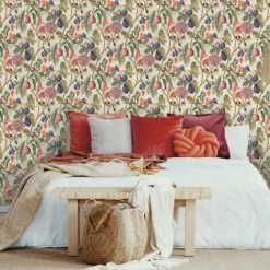 HOLDEN DECOR Aruba Cream Wallpaper Holden Topical Jungle Paste The Wall Birds Green Purple 4 HOLDEN DECOR Aruba Cream Wallpaper Holden Topical Jungle Paste The Wall Birds Green Purple -HOLDEN DECOR Shop 28720163 3