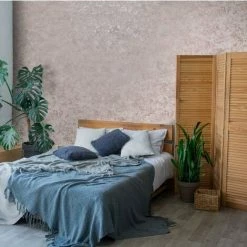 HOLDEN DECOR Obsidian Concrete Wallpaper Holden Metallic Textured Vinyl Pink Rose Gold -HOLDEN DECOR Shop 28871705 3