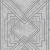 HOLDEN DECOR Delano Geometric Wallpaper Holden Metallic Textured Vinyl Grey Silver