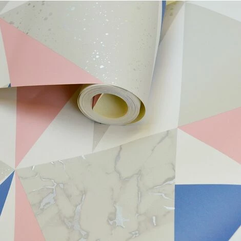 HOLDEN DECOR Lytham Pink Navy Wallpaper Holden Marble Geometric White Silver Grey Metallic HOLDEN DECOR Lytham Pink Navy Wallpaper Holden Marble Geometric White Silver Grey Metallic -HOLDEN DECOR Shop 29297092 3