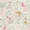 Frieda Wallpaper Holden Decor Pink Floral Butterfly Grey Pink Paste The Wall 1 Frieda Wallpaper Holden Decor Pink Floral Butterfly Grey Pink Paste The Wall -HOLDEN DECOR Shop 29648290 1