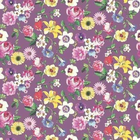 HOLDEN DECOR Lizzie Floral Wallpaper Holden Pink Purple Red Yellow Lilac Paste The Wall HOLDEN DECOR Lizzie Floral Wallpaper Holden Pink Purple Red Yellow Lilac Paste The Wall -HOLDEN DECOR Shop 29648301 1
