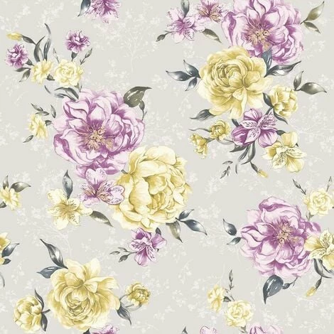 Lavina Wallpaper Holden Decor Floral Cream Grey Pink Purple Paste The Wall Lavina Wallpaper Holden Decor Floral Cream Grey Pink Purple Paste The Wall -HOLDEN DECOR Shop 29648330 1