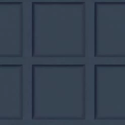 Navy Blue Wood Panel Effect Wallpaper Holden Decor Modern Contemporary