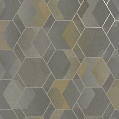 HOLDEN DECOR Asik Geometric Wallpaper Holden Grey Yellow Metallic Modern Contemporary HOLDEN DECOR Asik Geometric Wallpaper Holden Grey Yellow Metallic Modern Contemporary -HOLDEN DECOR Shop 31450715 1