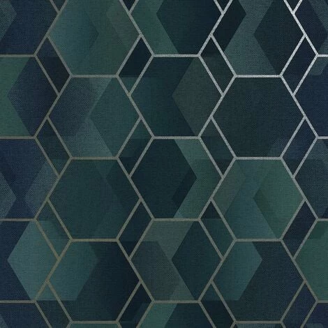 HOLDEN DECOR Asik Geometric Wallpaper Holden Teal Gilver Metallic Modern Contemporary HOLDEN DECOR Asik Geometric Wallpaper Holden Teal Gilver Metallic Modern Contemporary -HOLDEN DECOR Shop 31450716 1