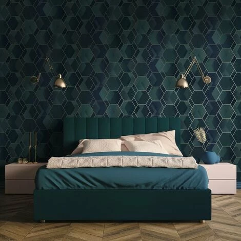 HOLDEN DECOR Asik Geometric Wallpaper Holden Teal Gilver Metallic Modern Contemporary HOLDEN DECOR Asik Geometric Wallpaper Holden Teal Gilver Metallic Modern Contemporary -HOLDEN DECOR Shop 31450716 3