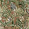 Safari Fusion Jungle Tropical Animal Orange Holden Decor Wallpaper -HOLDEN DECOR Shop 32990660 1