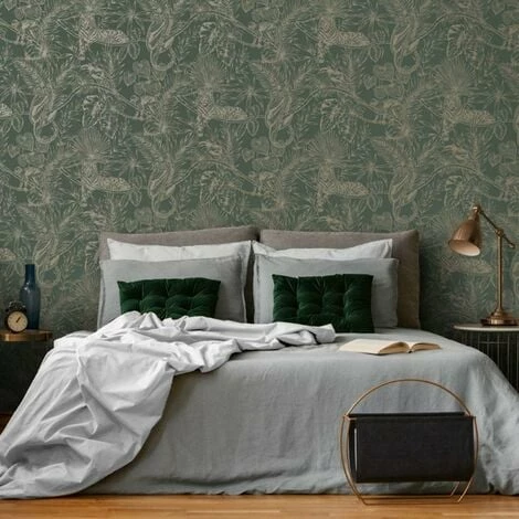 HOLDEN DECOR Sumatran Jungle Themed Wallpaper Glittery Finish Textured Wallcovering Green HOLDEN DECOR Sumatran Jungle Themed Wallpaper Glittery Finish Textured Wallcovering Green -HOLDEN DECOR Shop 33765389 2