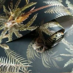 HOLDEN DECOR Holden Ateles Monkey Jungle Palms Botanical Wallpaper Feature Wall Smooth Finish -HOLDEN DECOR Shop 33765390 3