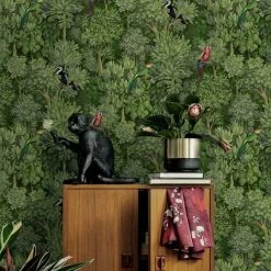 HOLDEN DECOR Amazonia Botanist Green Or Teal Wallpaper Jungle Themed Smooth Finish -HOLDEN DECOR Shop 33765396 3