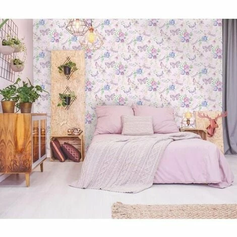 Holden Decor - Watercolour Butterflies Floral Wallpaper - Pink / Multi - 90102 Holden Decor - Watercolour Butterflies Floral Wallpaper - Pink / Multi - 90102 -HOLDEN DECOR Shop 33961175 2