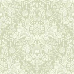 HOLDEN DECOR Holden Décor Harlen Woodland Leaf Flower Motif Animal Butterflies Vintage Style Wallpaper 90162