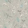Holden Decor Charm Humming Birds Wallpaper - Gilver / Apricot - 12394 -HOLDEN DECOR Shop 33961362 1