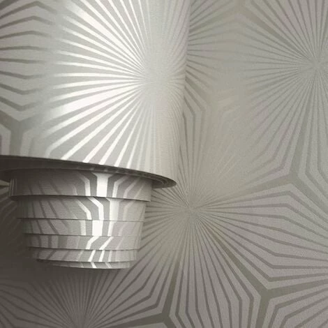 Holden Decor - Sparkle Star Geometric Shimmer Wallpaper - Grey / Silver - 12618 Holden Decor - Sparkle Star Geometric Shimmer Wallpaper - Grey / Silver - 12618 -HOLDEN DECOR Shop 33961369 2