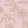 Holden Decor Glistening Tropical Tree Exotic Jungle Palm Wallpaper Pink 12822 -HOLDEN DECOR Shop 33961376 1