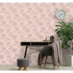 Holden Decor Glistening Tropical Tree Exotic Jungle Palm Wallpaper Pink 12822 3 Holden Decor Glistening Tropical Tree Exotic Jungle Palm Wallpaper Pink 12822 -HOLDEN DECOR Shop 33961376 2