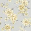 Holden Decor - Peony Floral Leaf Roses Wallpaper - Yellow / Light Grey 12831 2 Holden Decor - Peony Floral Leaf Roses Wallpaper - Yellow / Light Grey 12831 -HOLDEN DECOR Shop 33961379 1