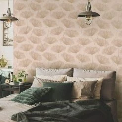 Holden Decor Glistening Metallic Glistening Fleur Dandelion Wallpaper Pink 12921 -HOLDEN DECOR Shop 33961387 2