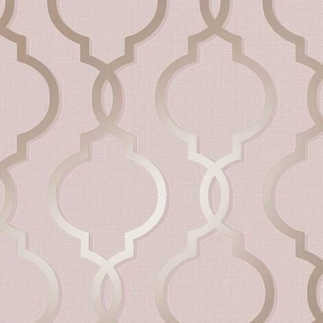 Holden Decor - Laticia Geometric Trellis Glitter Modern Wallpaper - Pink 65492 Holden Decor - Laticia Geometric Trellis Glitter Modern Wallpaper - Pink 65492 -HOLDEN DECOR Shop 33961399 1
