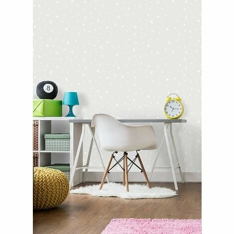 Holden Decor Kids Childrens Room Stars and Moons Wallpaper - Grey 90980 Holden Decor Kids Childrens Room Stars And Moons Wallpaper - Grey 90980 -HOLDEN DECOR Shop 33961476 2