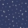 Holden Decor Kids Childrens Room Stars And Moons Wallpaper - Navy 90982