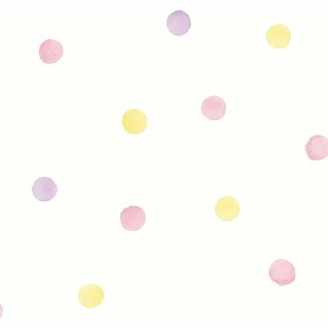 Holden Decor - Watercolour Polka Dots Wallpaper - Pink / Yellow 91000 Holden Decor - Watercolour Polka Dots Wallpaper - Pink / Yellow 91000 -HOLDEN DECOR Shop 33961484 1